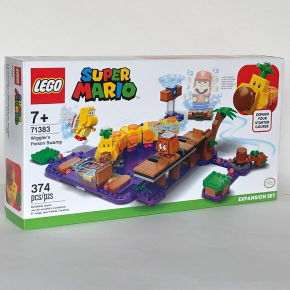 Brand New Lego Super Mario Wiggler's Poison Swamp Expansion 71383 - Picture 6 of 9